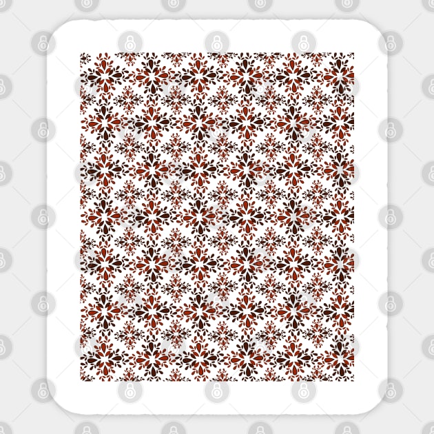 Vintage floral seamless pattern Sticker by Ezzkouch